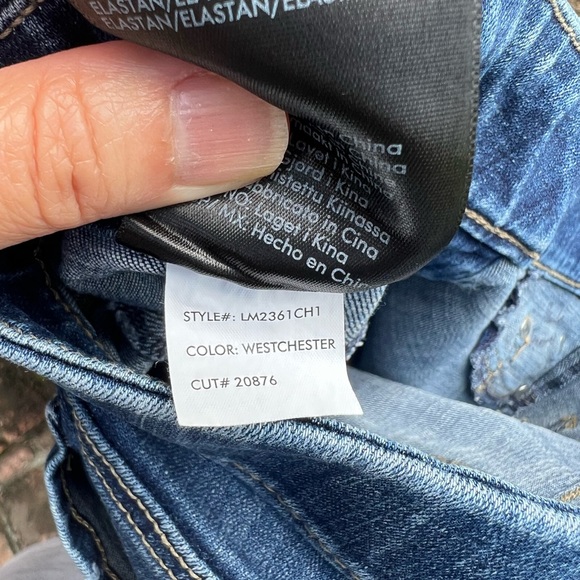 Liverpool "the slim" high-rise, crop/ankle jeans size 8 - Picture 5 of 5